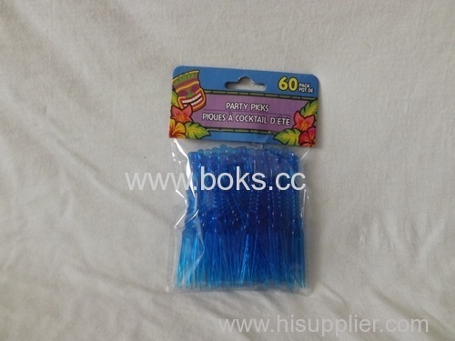 2013 60pack plastic fruit forks