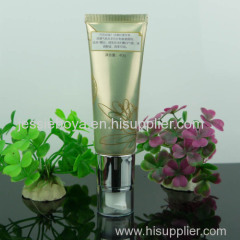 Clear cosmetic plastic tubes for face cream