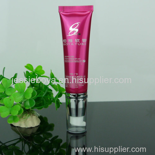Cosmetic plastic clear soft plastic tubes
