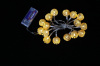LED string light with metal ball 2014 new design 20LED gold metal hollow out ball light Fairy lights party wedding light