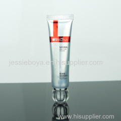 Oval plastic tube for eye cream