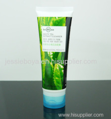 50ml hollow plastic tube with caps for cosmetic