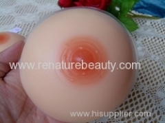 Round crossdresser breast form