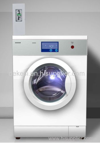 Self-service commercial front loading washing machine