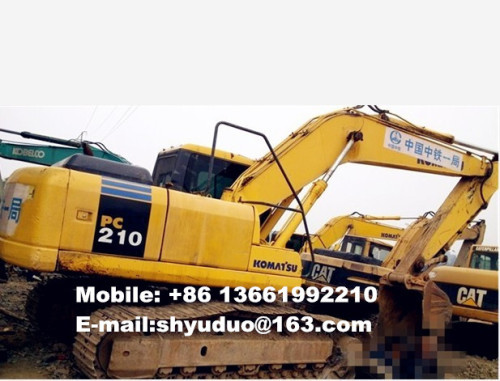 Used Komatsu Crawler Excavator Road Construction Machine