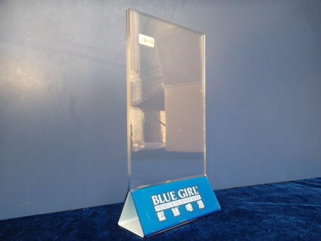 acrylic menu board holder /stand / rack