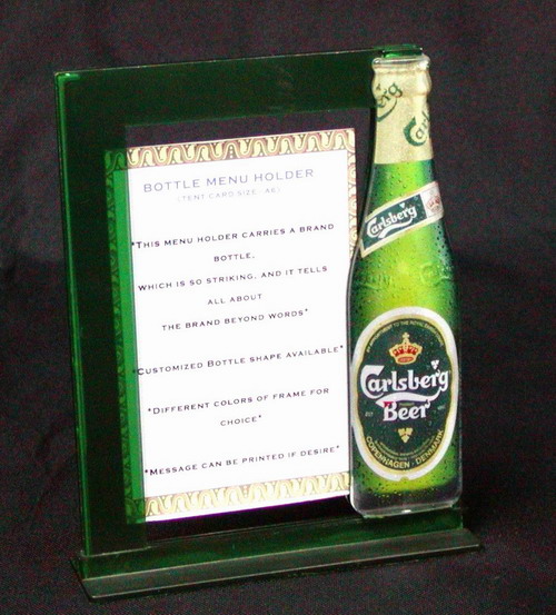 acrylic menu board holder /stand / rack