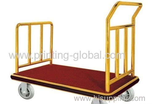 Heat transfer film for hand luggage cart