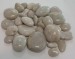 white pebble , white polished stone , garden stone,white cobble , pebble tile