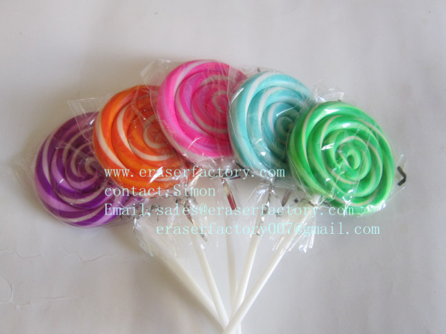 Swirl Pop Erasers LXS96