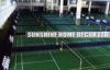 Healthy Polypropylene Interlocking Sports Flooring , Outdoor Futsal Court Surfaces