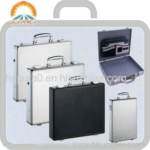 Aluminum laptop attache case
