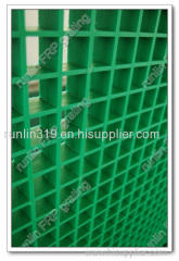 Fiberglass grating trench covere