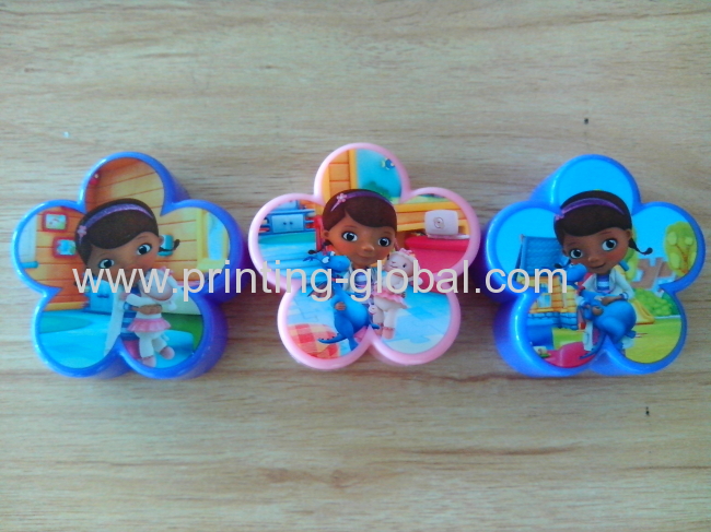 Heat transfer printing film for plasticine bucket of children toys