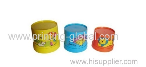 Hot stamping film for plasticine bucket of children toys