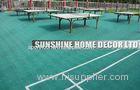 PP Interlocking Sports Flooring , Table Tennis Court Floor With Embossed Vein