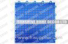 Blue Indoor / Outdoor Polypropylene Interlocking Floor Tiles , Modular Futsal Court Floor