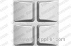 Eco - Friendly Plastic 3D Decorative Wall Panels Square Patterns For Bathroom