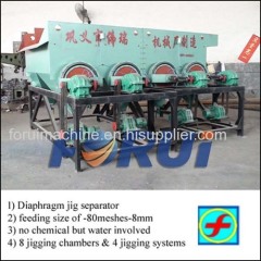 iron mining jig separation machine