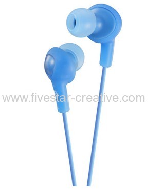 JVC HA-FR6 Gumy High quality Earbud Headphones with Mic&Remote Blue