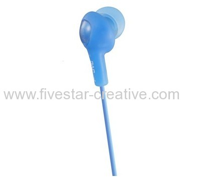 JVC HA-FR6 Gumy High quality Earbud Headphones with Mic&Remote Blue