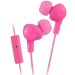 JVC HA FR6 Gummy Plus In-Ear Headphones with Mic for iPhone5C 5S Pink