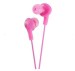 JVC HA FR6 Gummy Plus In-Ear Headphones with Mic for iPhone5C 5S Pink