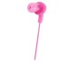 JVC HA FR6 Gummy Plus In-Ear Headphones with Mic for iPhone5C 5S Pink