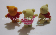 Puzzle bear toy erasers for tapping children mind