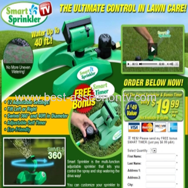 Smart Sprinkler garden tool as seen on tv hunter irrigation