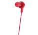JVC Gumy Plus Ear Bud Headphones HA-FR6 Red W/MIC