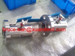 Double block and bleed valve(ball valve and needle valve),instrument vavle