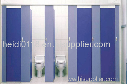 Wood color waterproof toilet cubicle partition board