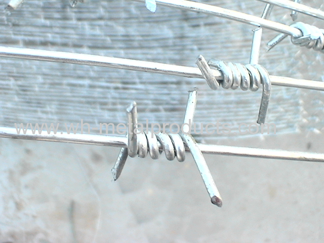 Hot dip galvanized reverse twist barbed wire Heavy galvanized barbed wire