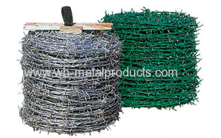 Hot dip galvanized reverse twist barbed wire Heavy galvanized barbed wire