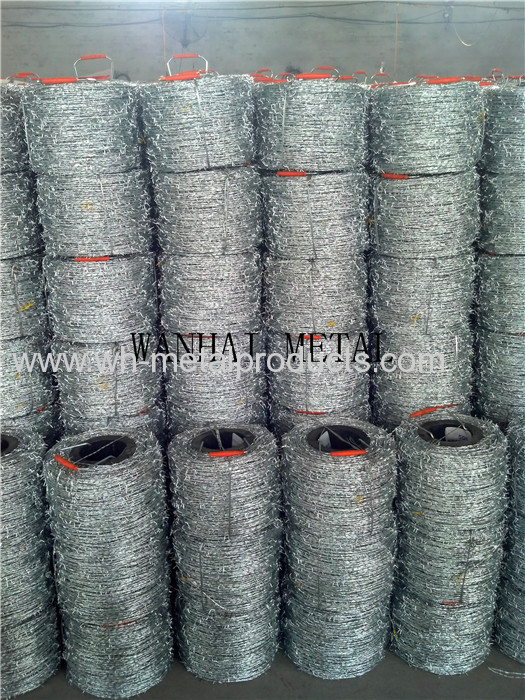 Hot dip galvanized reverse twist barbed wire Heavy galvanized barbed wire