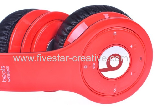 Monster Beats Wireless Bluetooth On Ear Headphones in Red