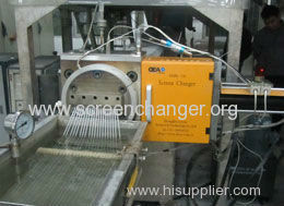 Plastic extruder filter- Continuous screen changer