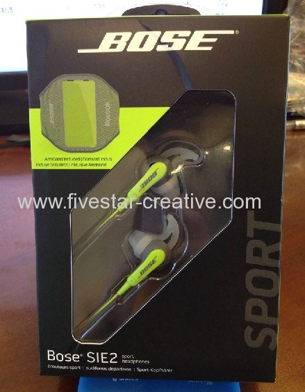 Bose SIE2 In Ear Sport Green Headphones