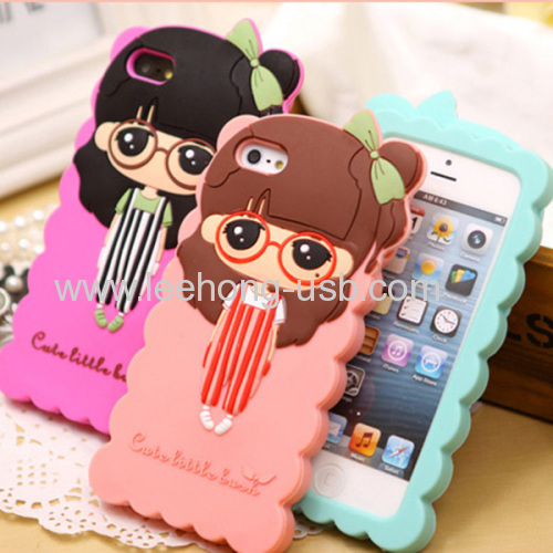 cartoon silicone phone shell