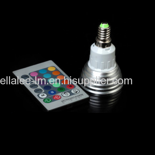 china LED rgb spotlights e14 3w manufactuer