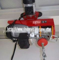 mini electric hoist with trolley 500kg hoist