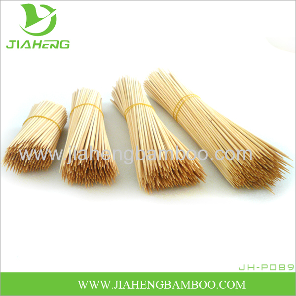 8 Inch To 12 Inch Round Natural BBQ Bamboo Skewers