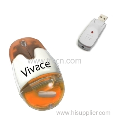 Best Christmas gift of wireless & coreless RF 2.4g usb liquid mouse