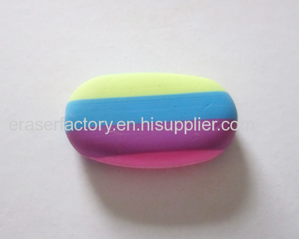 Multi-color superb oval erasers