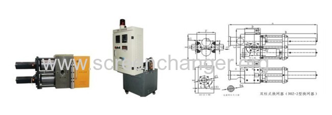 Pastic extruder exchange screen filter -two chanel screen changer