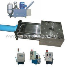 Plastic extruder Slide plate hydraulic screen changer