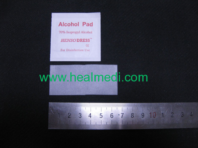 Medical non-woven sterile 70% isopropyl Alcohol Pads