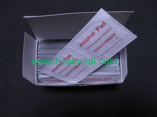 Medical non-woven sterile 70% isopropyl Alcohol Pads