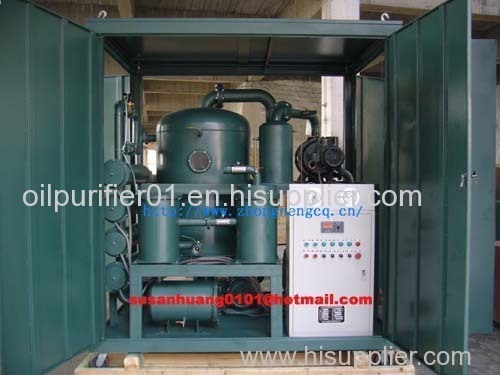 Transformer oil purification machine